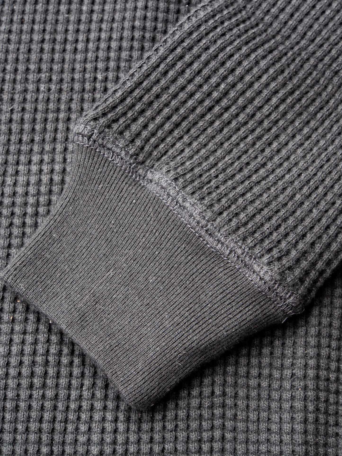Heavy Waffle Mil Henley L/S Tee