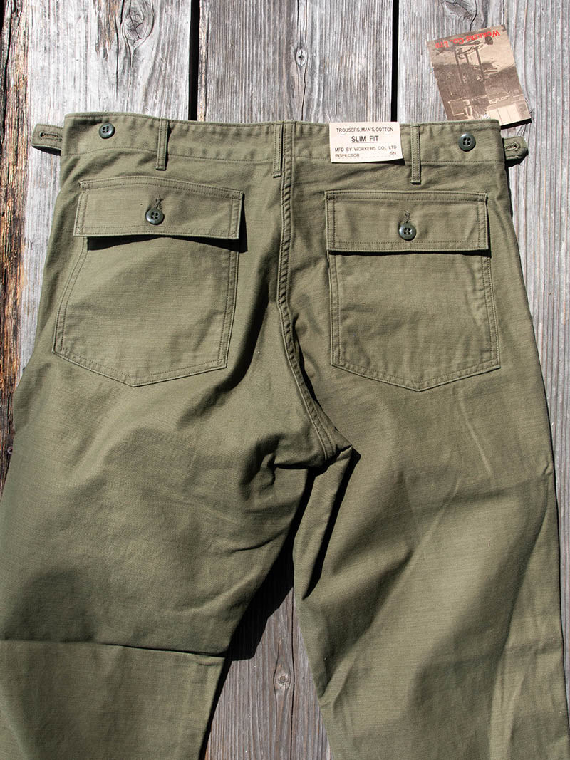 Baker Pants, Slim Fit, 10296 Reversed Sateen
