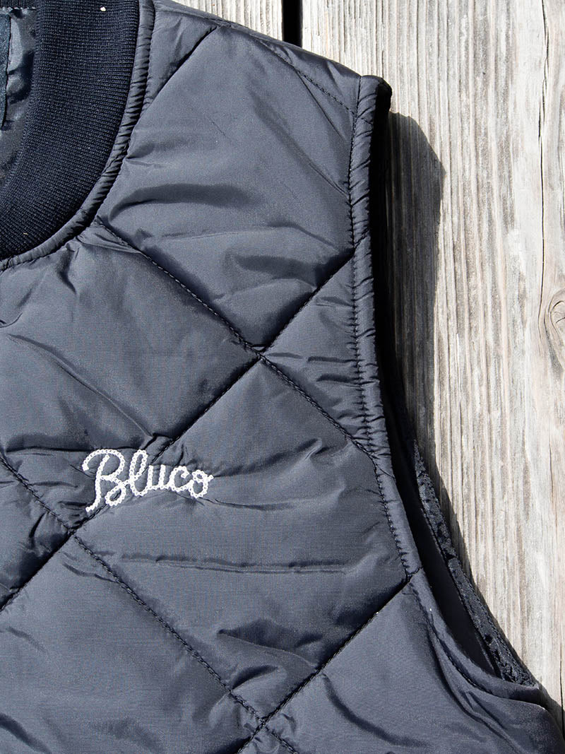 Rib Collar Quilting Vest