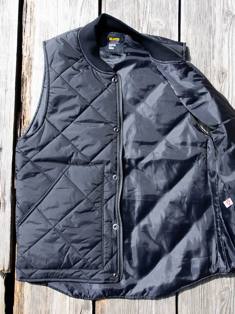 Rib Collar Quilting Vest