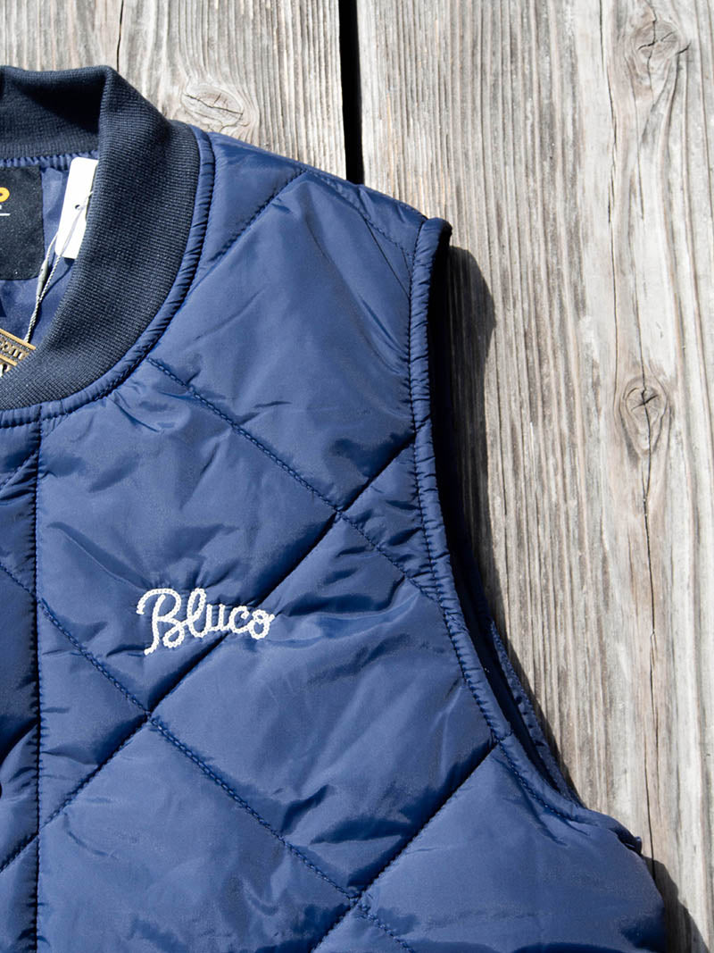 Rib Collar Quilting Vest