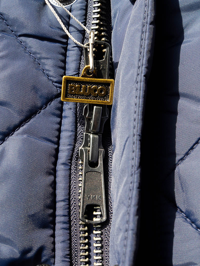 Rib Collar Quilting Vest