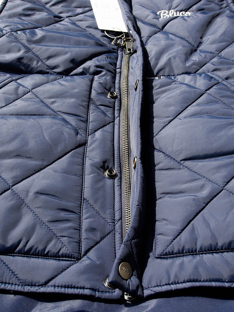 Rib Collar Quilting Vest