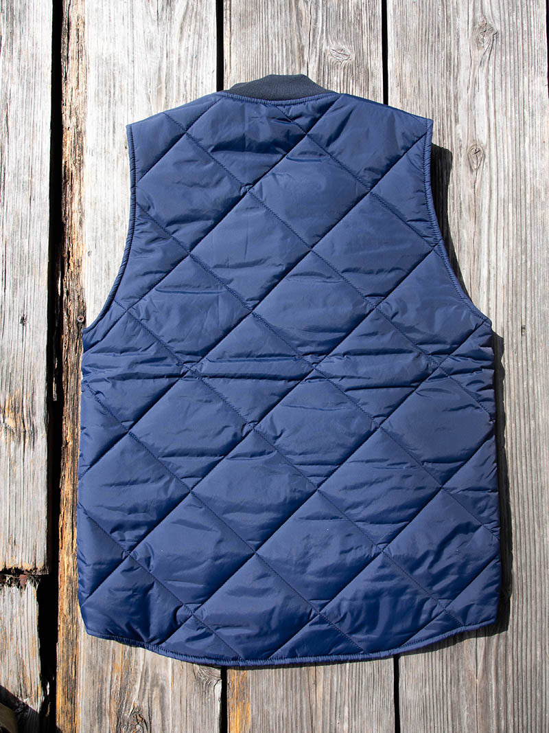 Rib Collar Quilting Vest