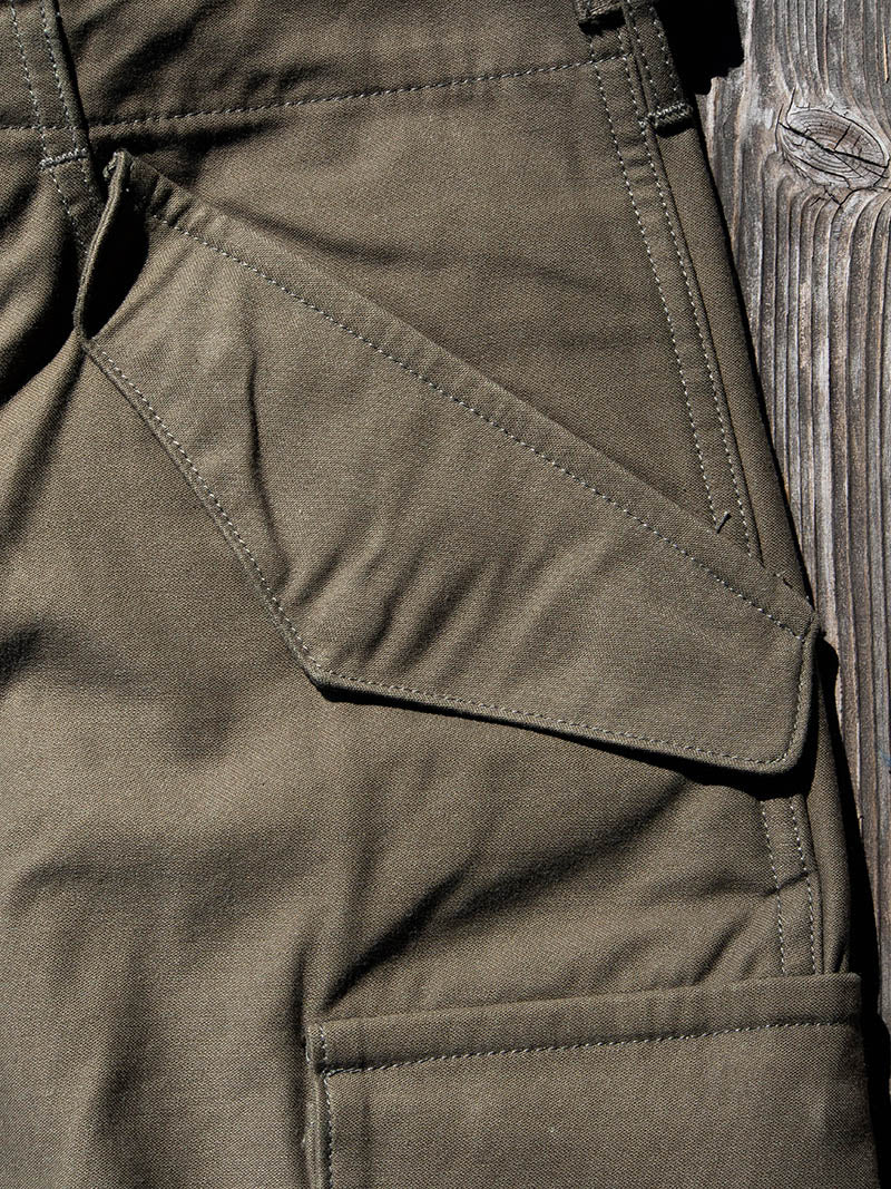 M65 Trousers, Cotton Nylon Sateen, OD