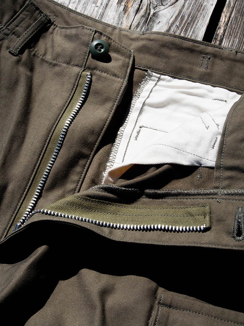 M65 Trousers, Cotton Nylon Sateen, OD