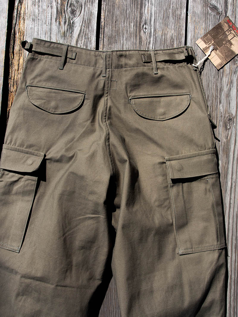 M65 Trousers, Cotton Nylon Sateen, OD