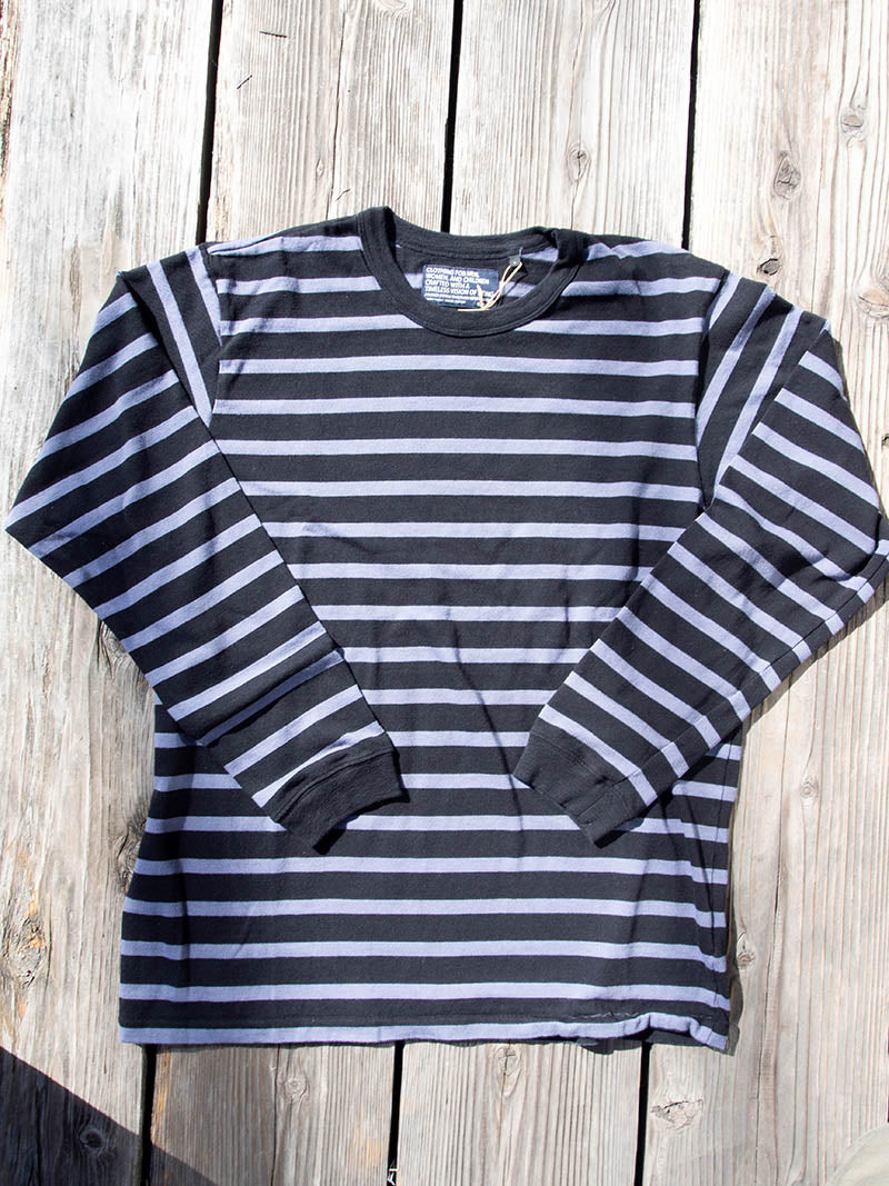 Cotton Relax L/S Border Tee