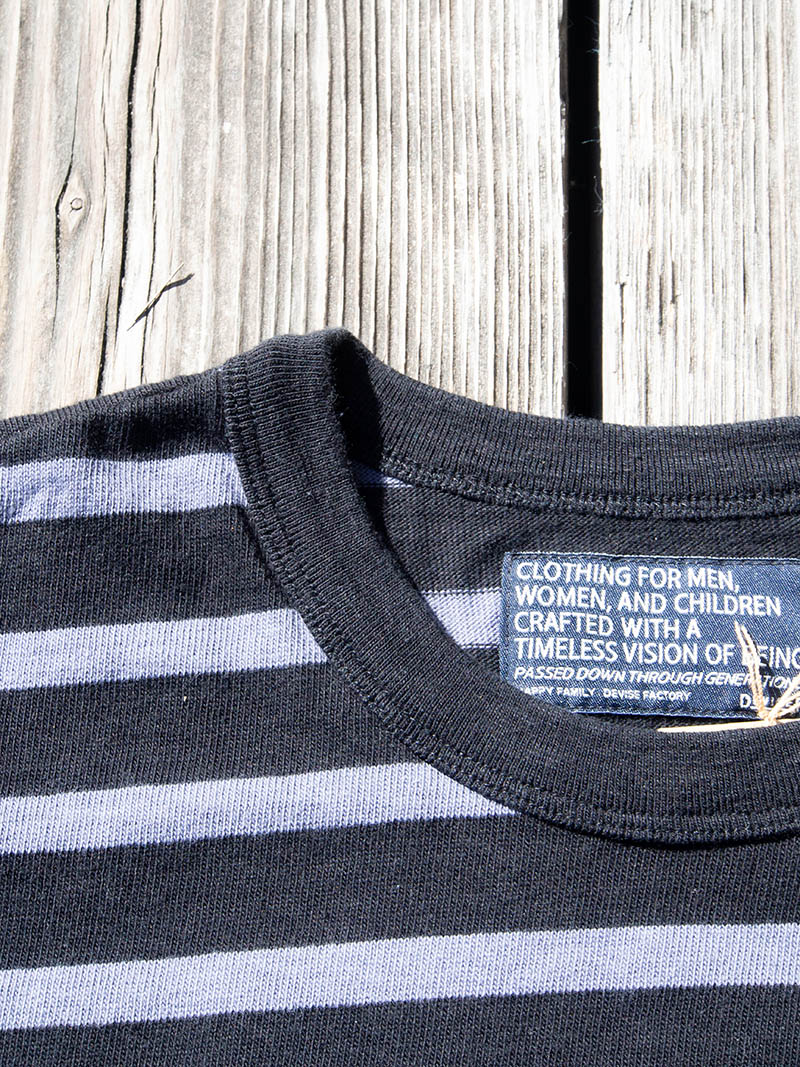 Cotton Relax L/S Border Tee
