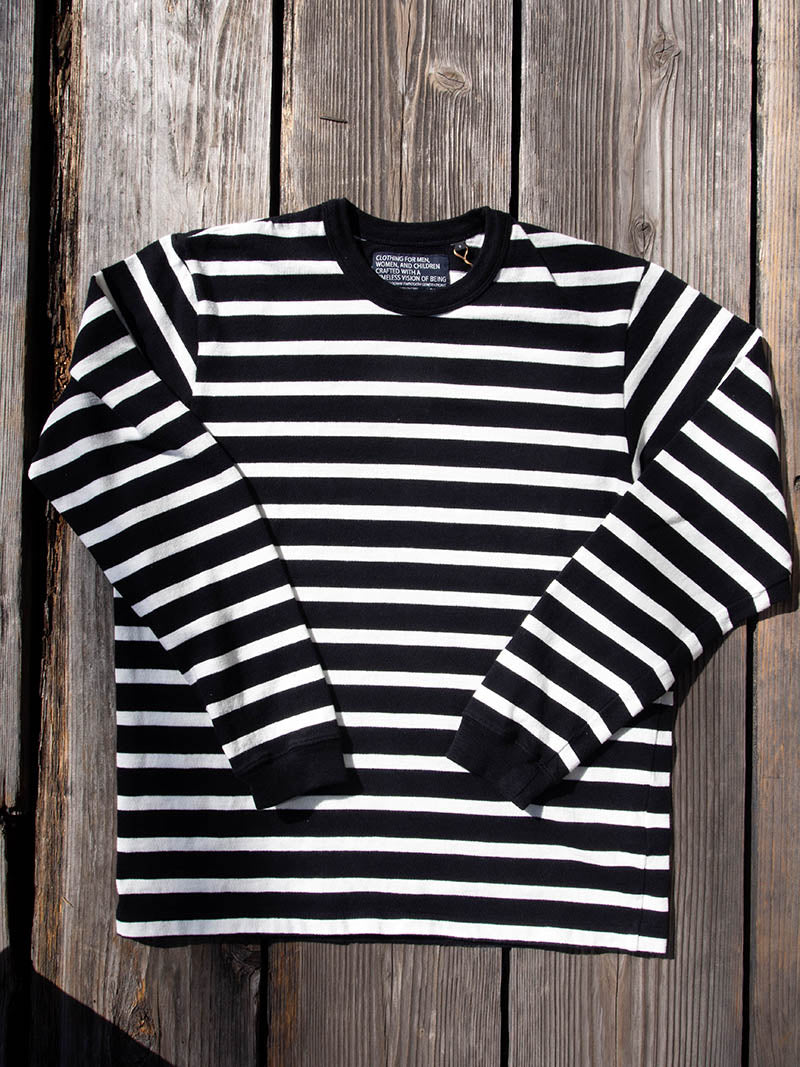 Cotton Relax L/S Border Tee