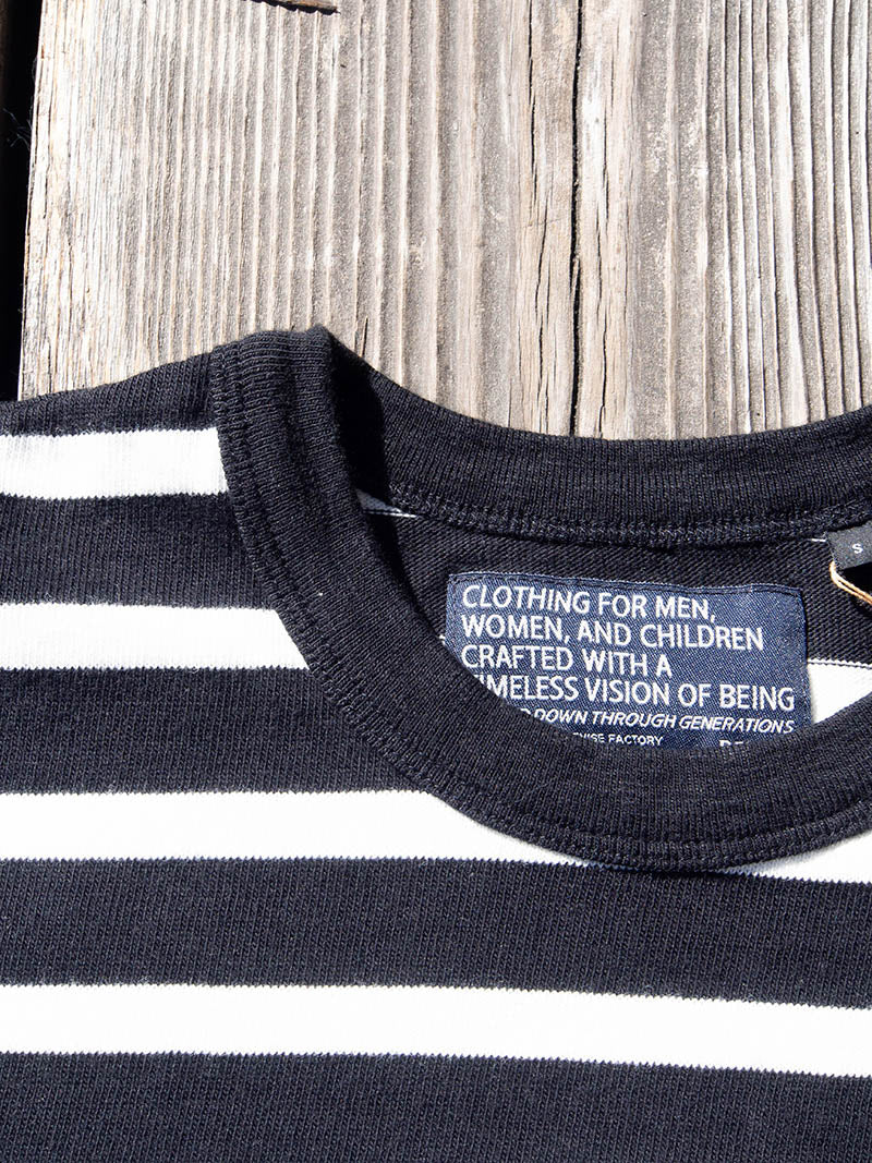Cotton Relax L/S Border Tee
