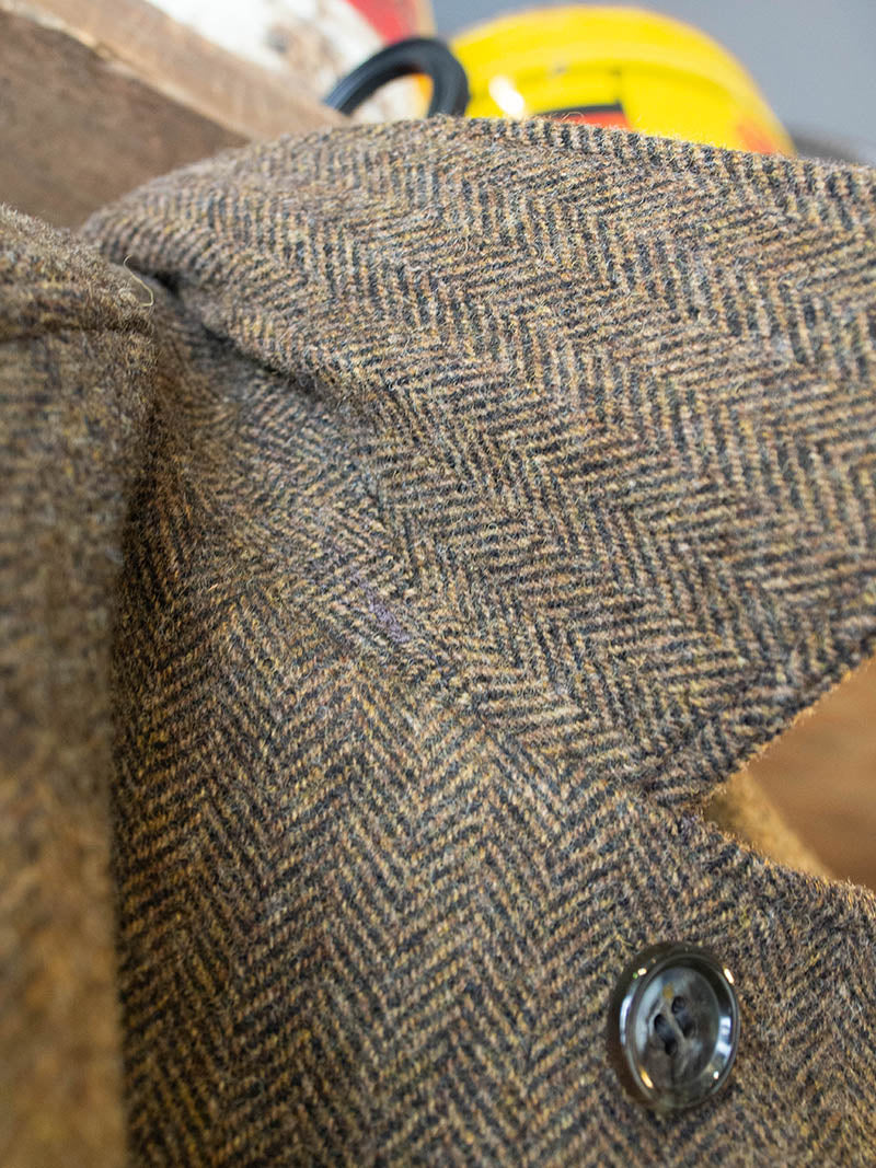 Bal Collar Coat, Ichinomiya Tweed