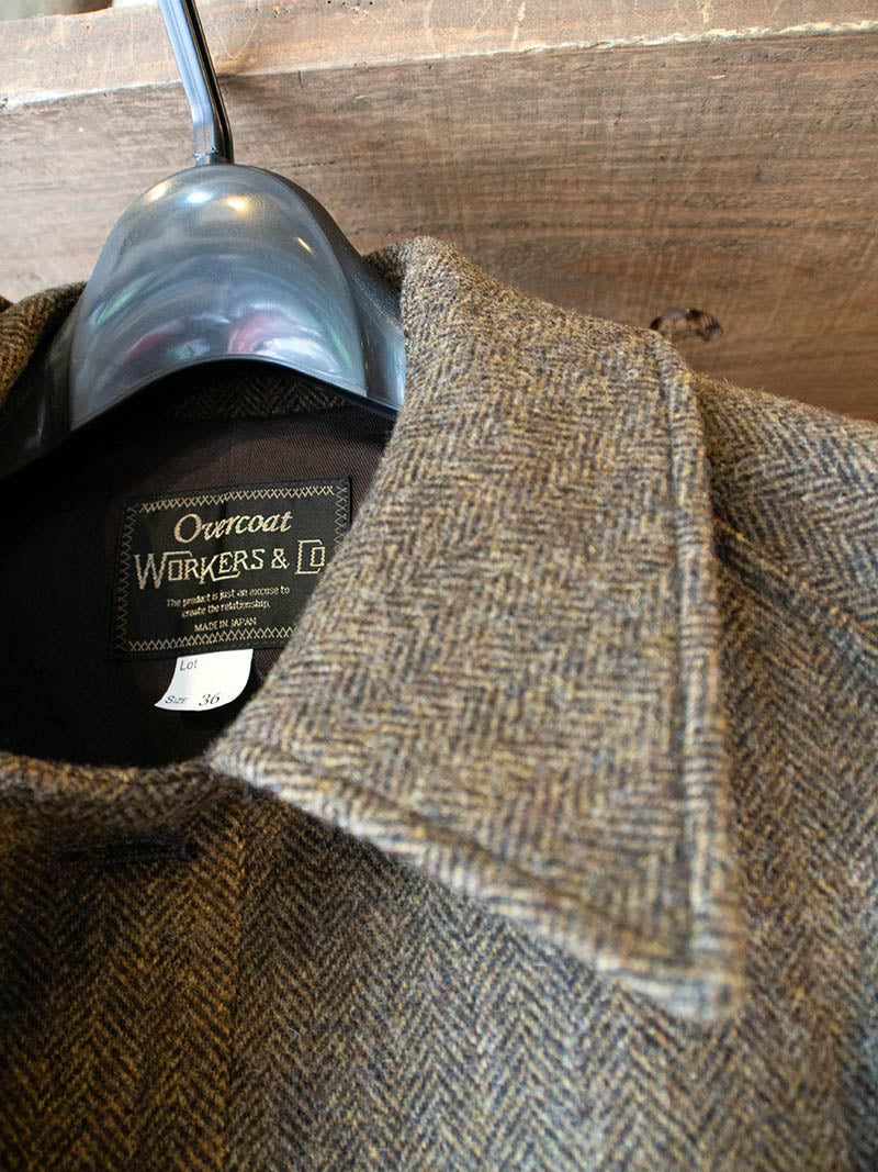 Bal Collar Coat, Ichinomiya Tweed