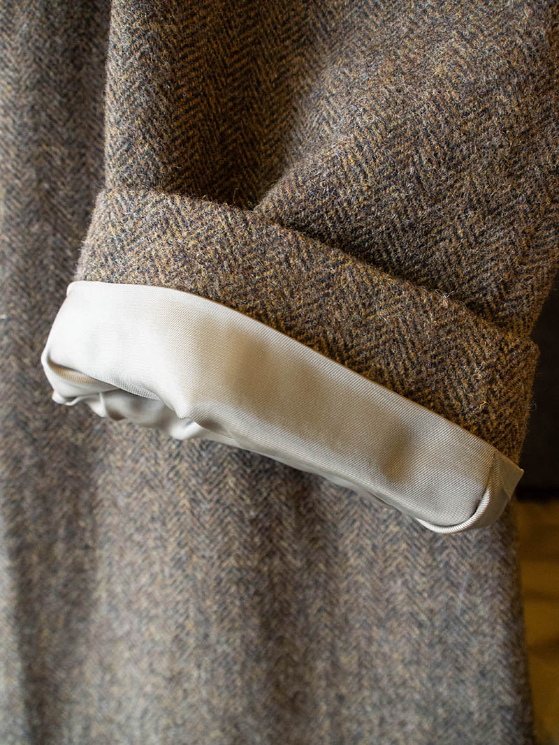 Bal Collar Coat, Ichinomiya Tweed