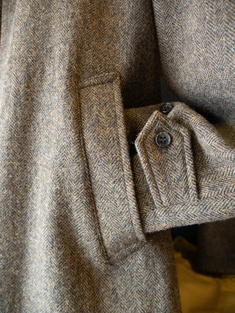 Bal Collar Coat, Ichinomiya Tweed