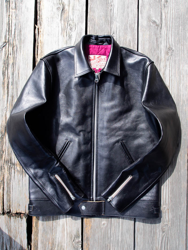 AD-01 CENTER-ZIP JACKET -HORSE TEA CORE-