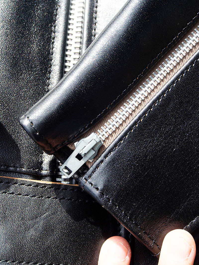 AD-01 CENTER-ZIP JACKET -HORSE TEA CORE-