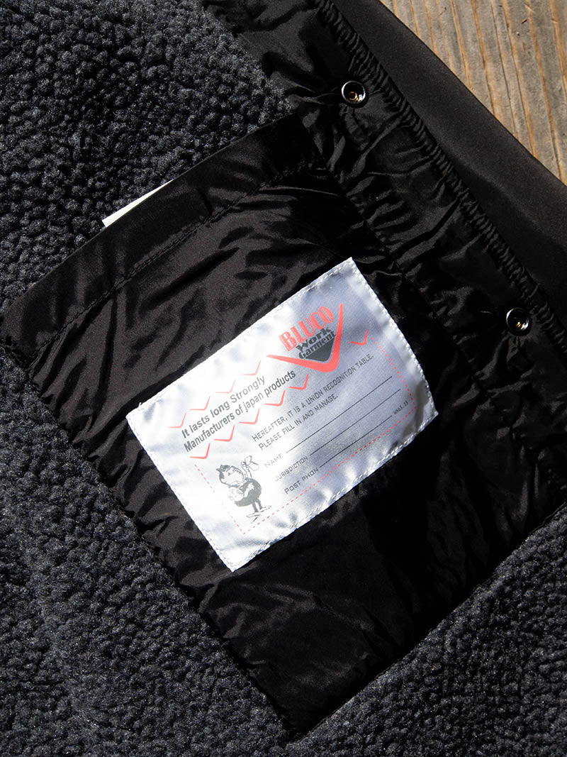 Nylon Coach Jacket -Boa Lining-