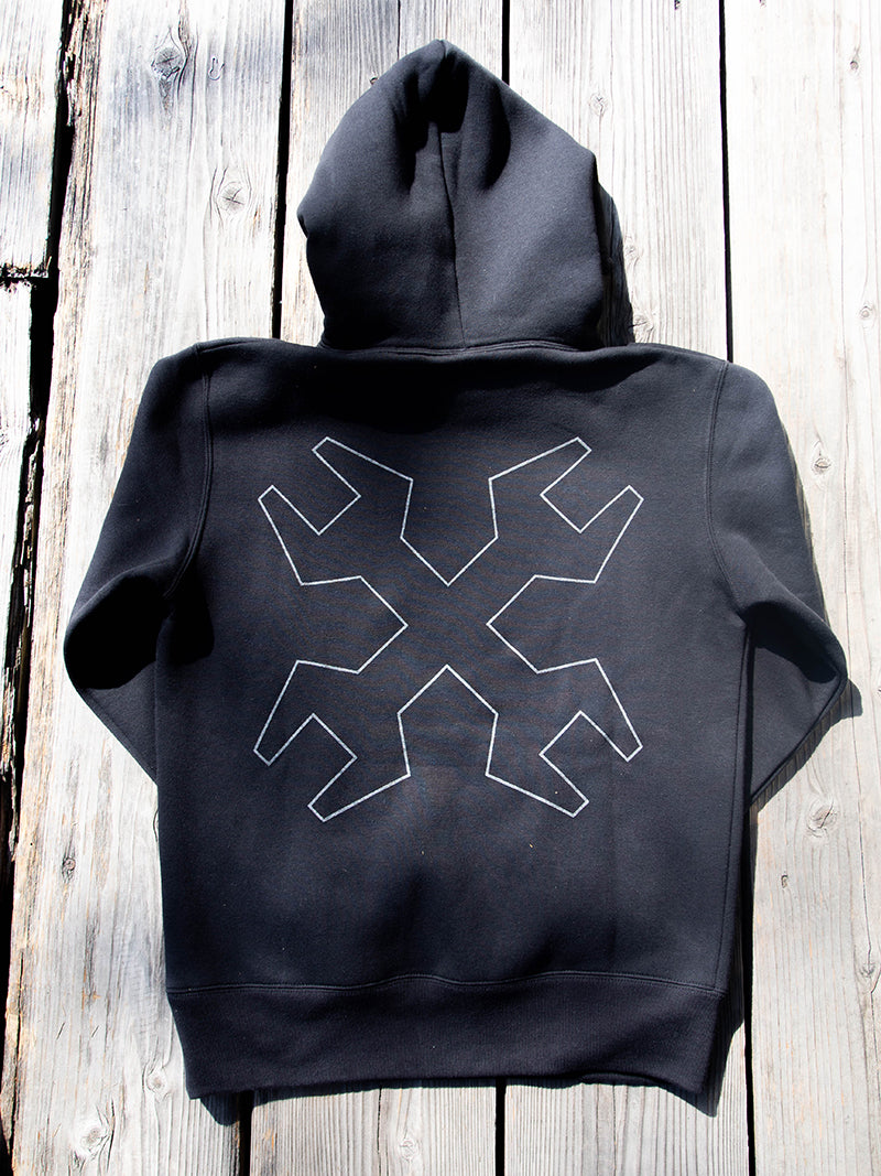 Sweat Hoodie -Cross Wrench-