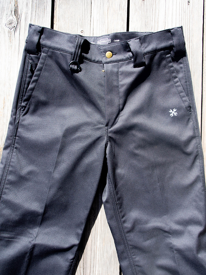 Warm Work Pants -Black-