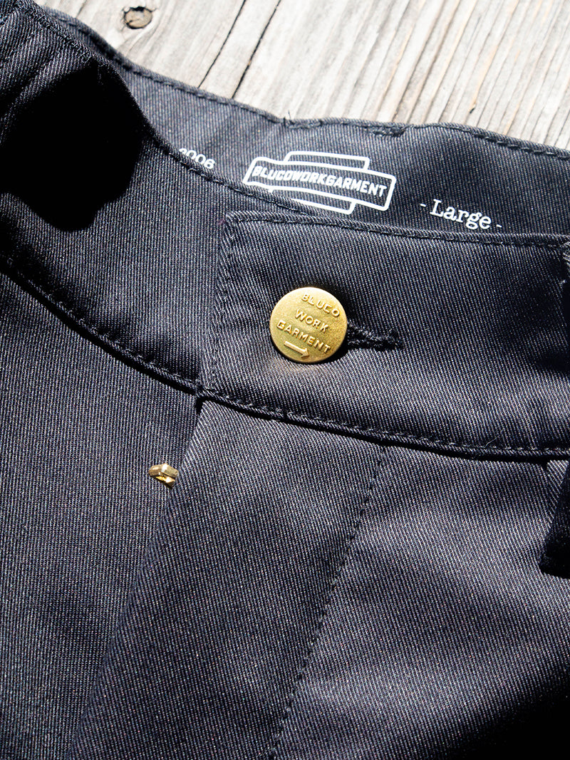 Warm Work Pants -Black-