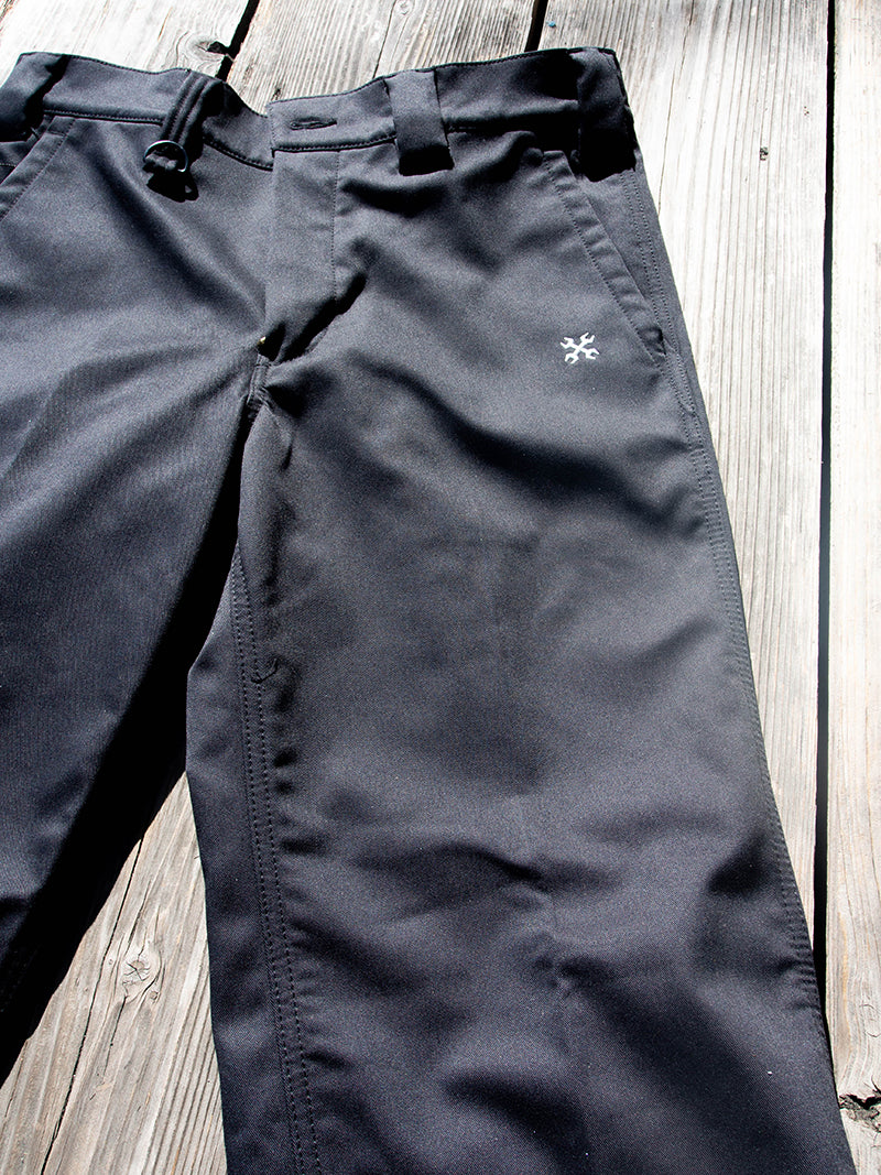 Warm Work Pants -Black-
