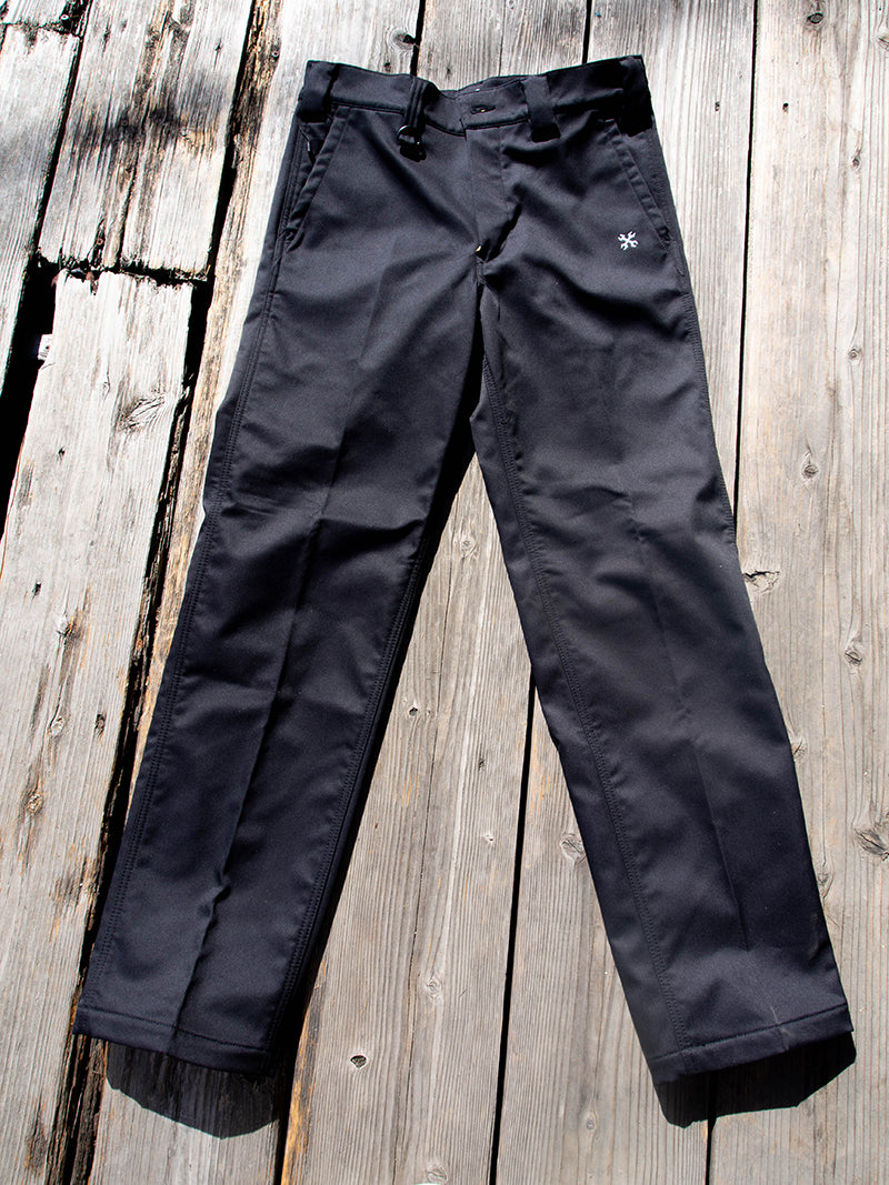 Warm Work Pants -Black-