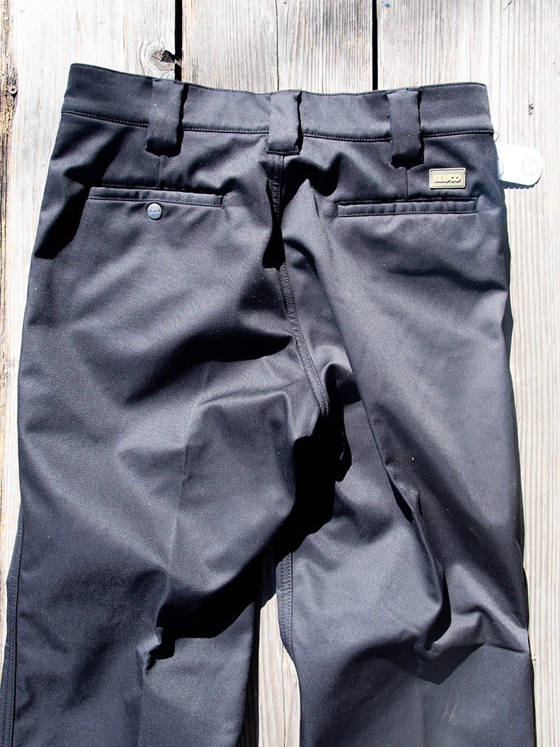 Warm Work Pants -Black-