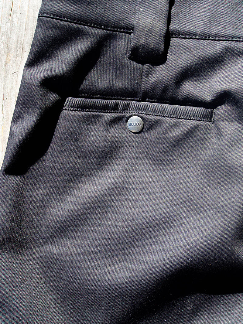 Warm Work Pants -Black-