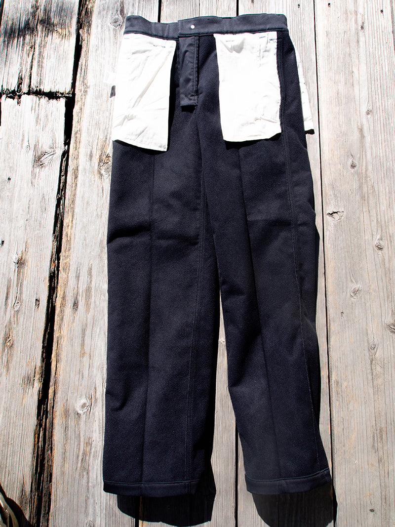 Warm Work Pants -Black-