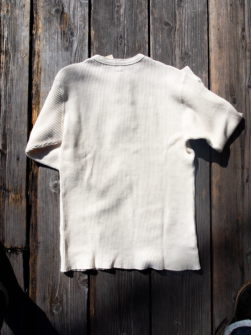 Heavy Waffle Mil Henley L/S Tee