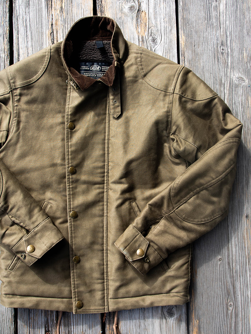 ACV-01 MILITARY ULSTER JACKET -Khaki Green-