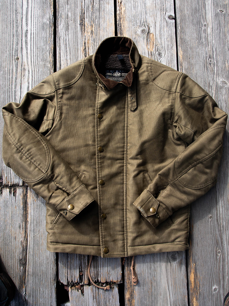 ACV-01 MILITARY ULSTER JACKET -Khaki Green-