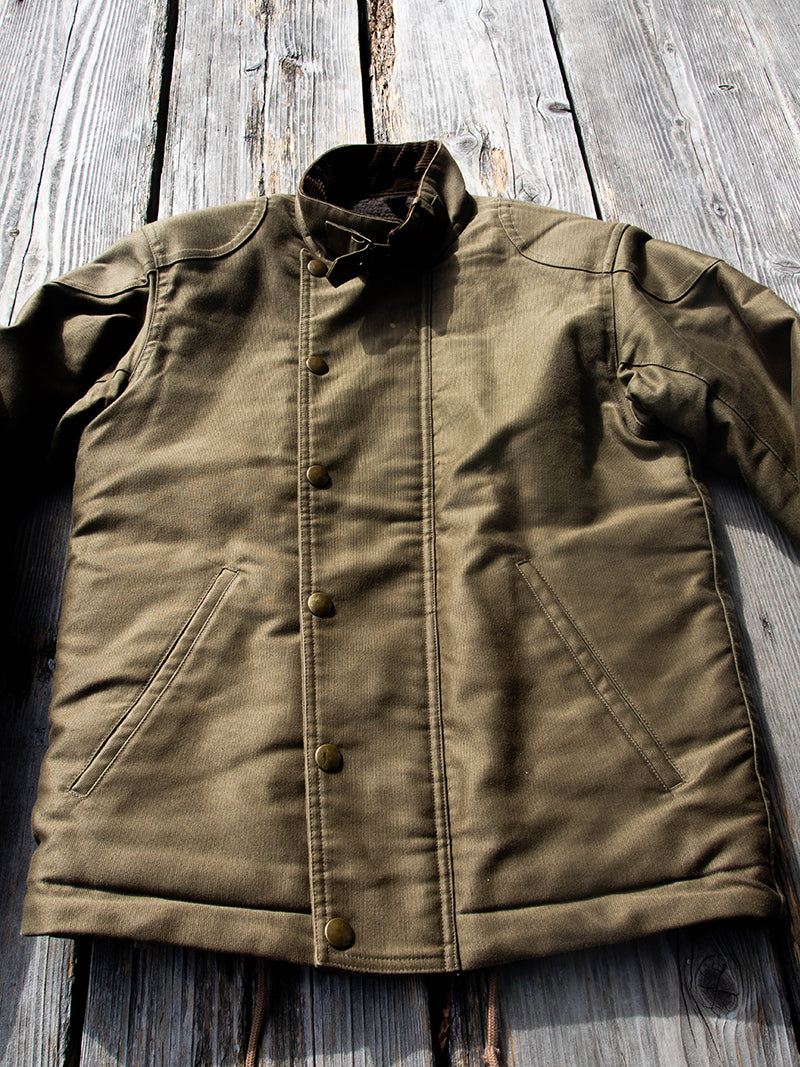 ACV-01 MILITARY ULSTER JACKET -Khaki Green-