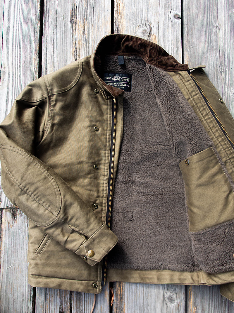 ACV-01 MILITARY ULSTER JACKET -Khaki Green-