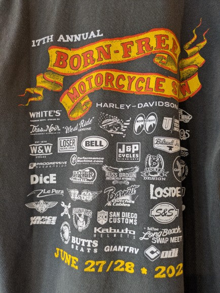 BORN FREE 17th Official Tee