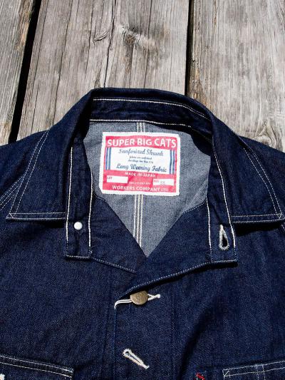 SUPER BIG CAT Jacket, 10 oz Denim