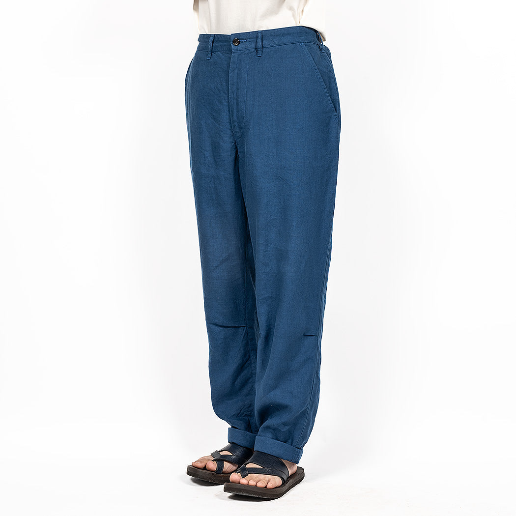 FWP Trousers, French Blue Linen