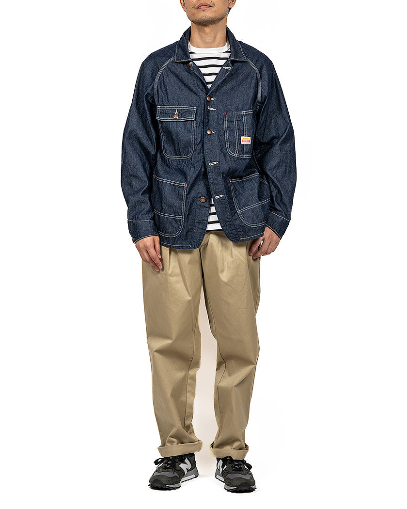 CAT DAY Coverall, 6oz Indigo Denim