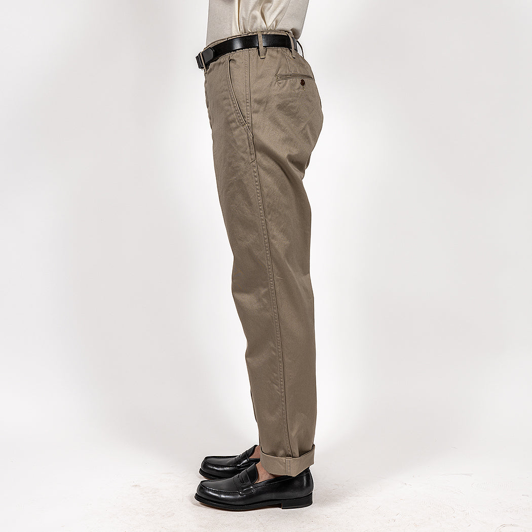 Officer Trousers, Regular Fit, Type 2, Greige Chino