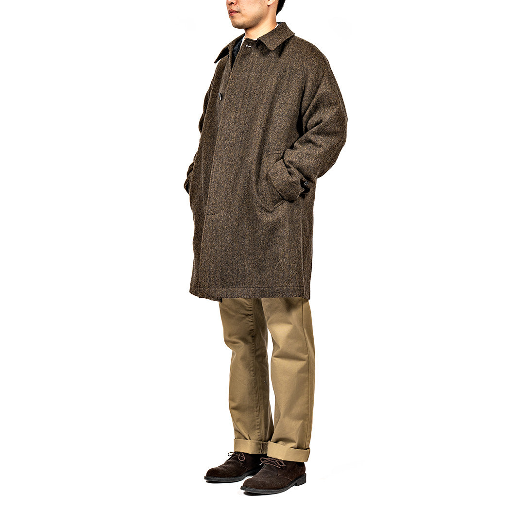 Bal Collar Coat, Ichinomiya Tweed
