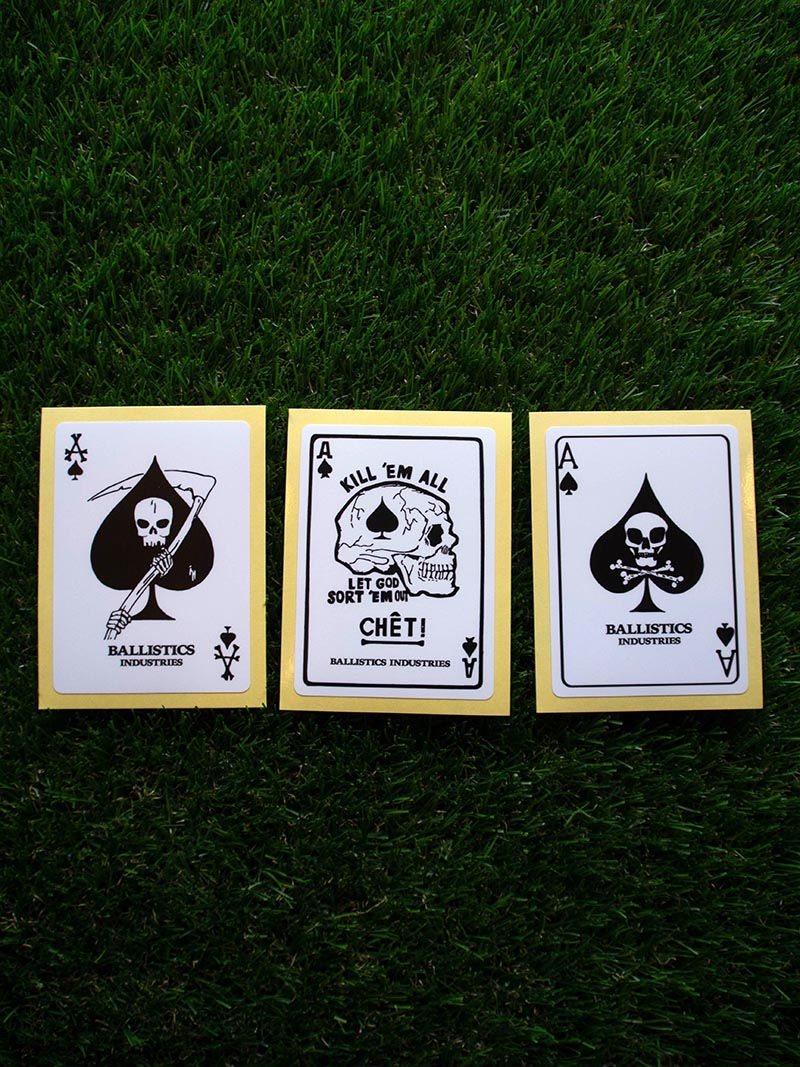 Death Card Sticker Set
