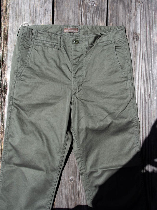 Officer Trousers Slim, Type 2, Olive Chino