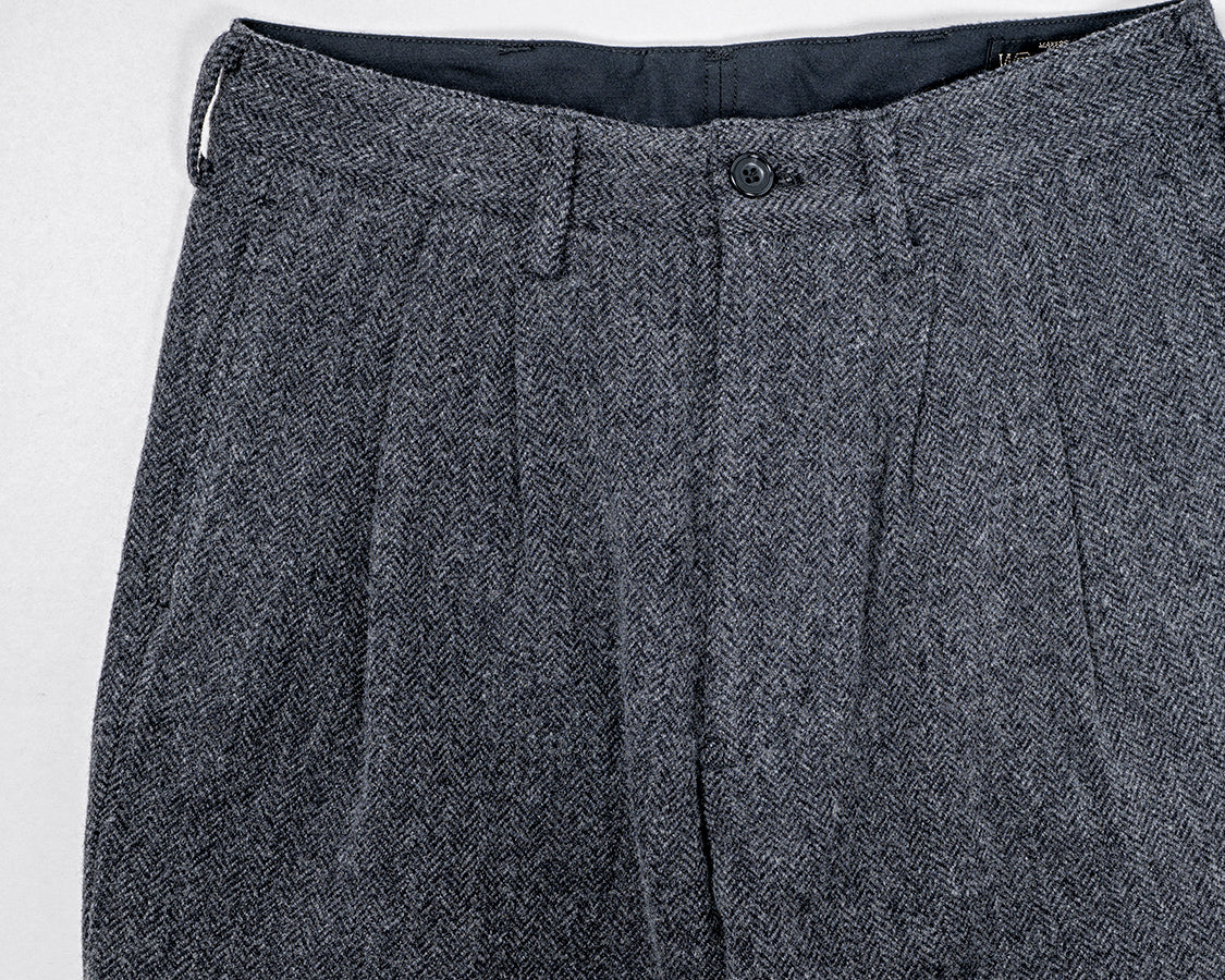 WORKERS Trousers, Wool Cotton Tweed