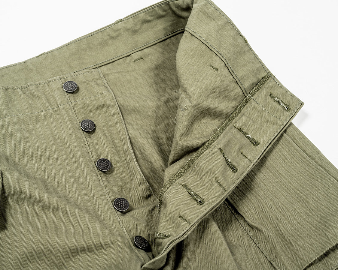 TROUSERS AKA "M43" OD Herringbone
