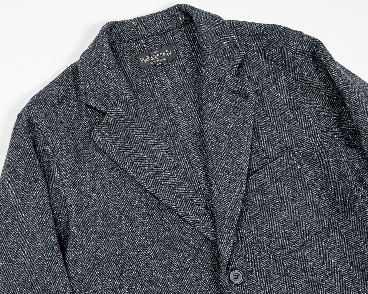 Lounge Jacket, Twisted Herringbone Tweed