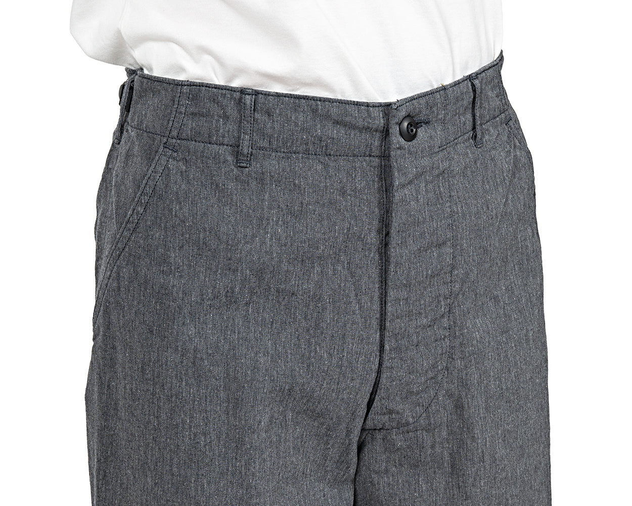 FWP Trousers, Black Chambray