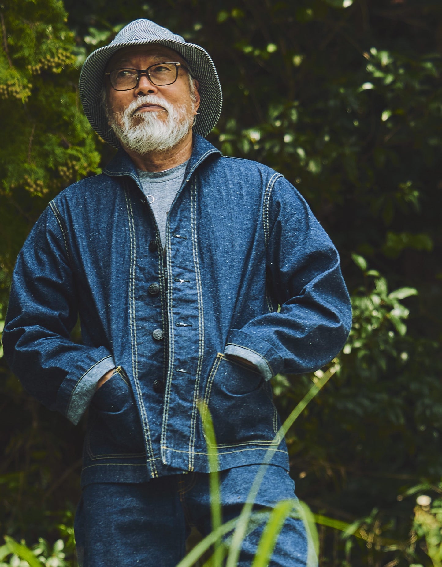 SBJ-120-323S 12oz JUMBO "SMALL LUMP" SELVEDDE US NAVY COVERALL