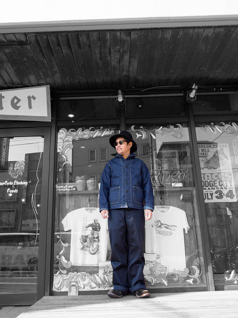 SBDB-002 DADs BBQ T/C Chino Trousers -Navy-