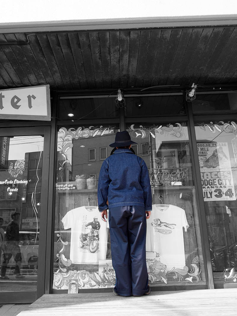 SBDB-002 DADs BBQ T/C Chino Trousers -Navy-